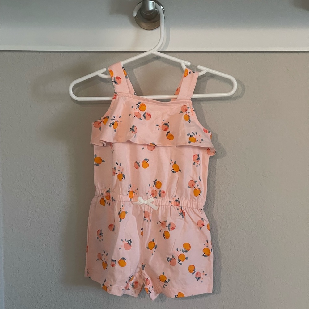 Cute orange baby jumper